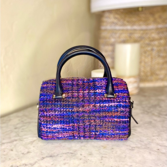 KATE SPADE *NWOT* Emerson Place Lane Tweed Top Handle/Crossbody - Picture 3 of 12
